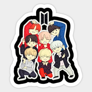 Chibi BTS Sticker